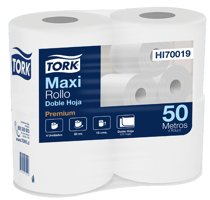 PAP HIG TORK D/H 50 MTS X 32 ROLL PREM (HI70019) - Ditago