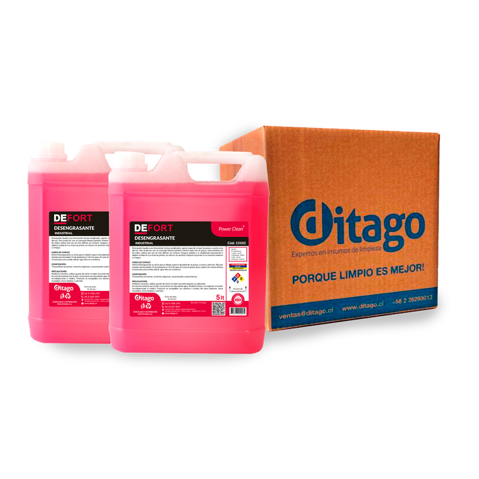 DEFORT DESENGRASANTE INDUST. 5LT x 2UN CJ