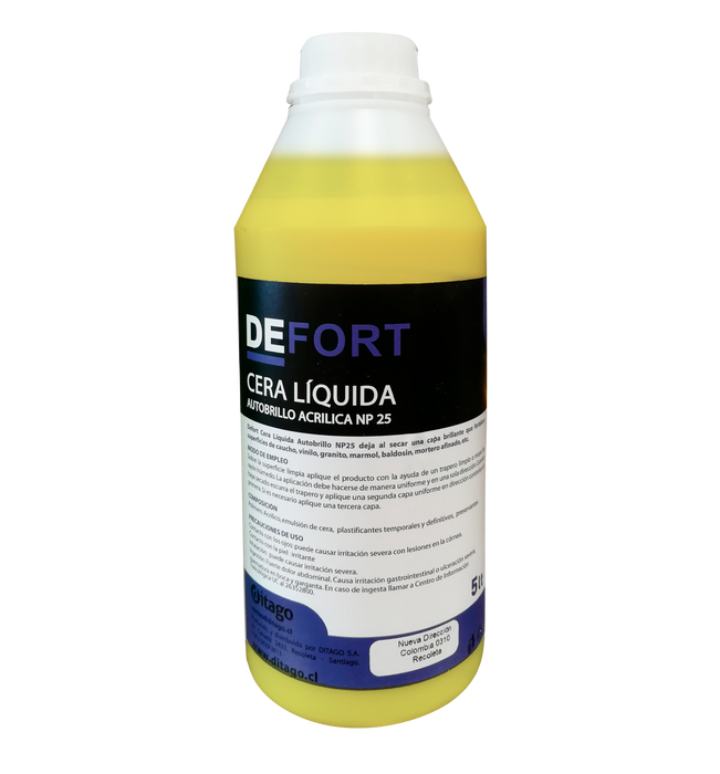 DEFORT CERA ACRILICA AUTOBRILLO 9%