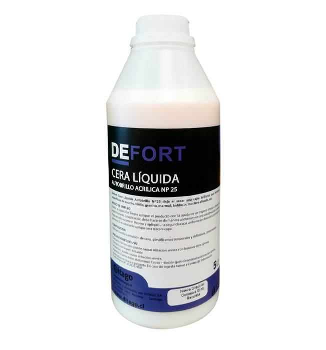 DEFORT CERA ACRILICA AUTOBRILLO 9%