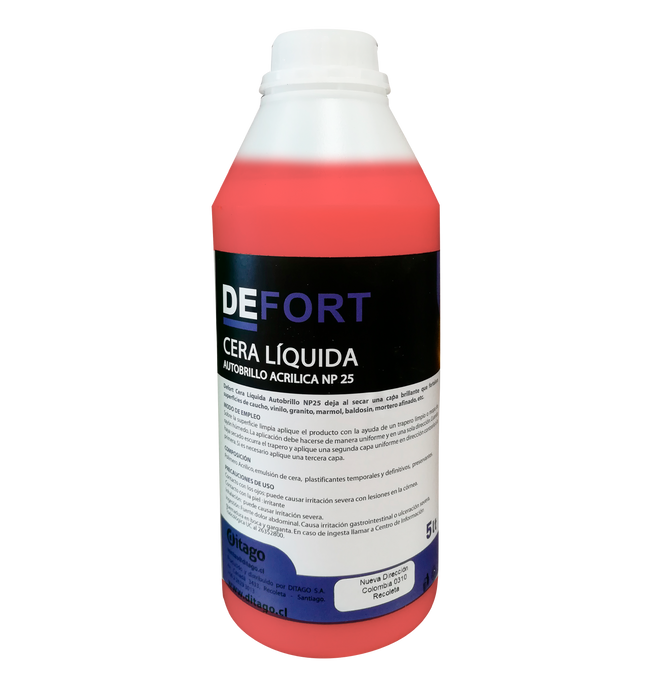 DEFORT CERA ACRILICA AUTOBRILLO 9%