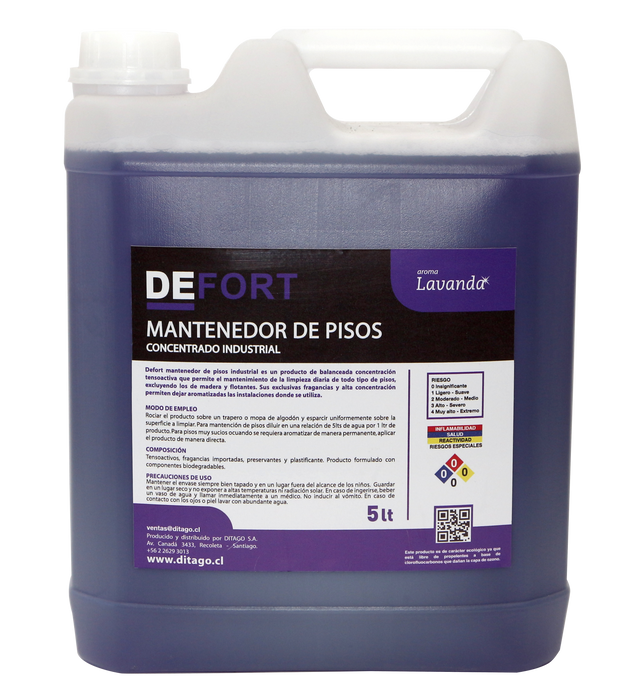 DF MANT DE PISO LAVANDA 5 LT