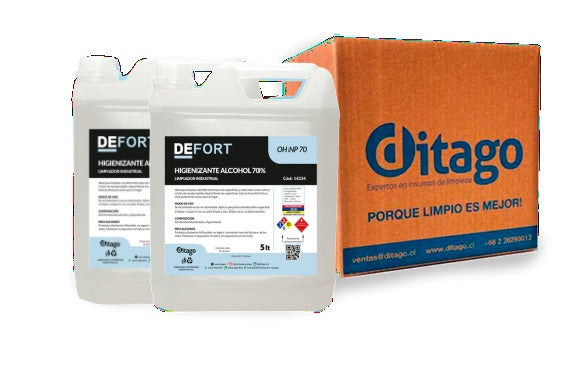 DF HIGENIZANTE ALCOHOL 70% 5LT x 2UN CJ