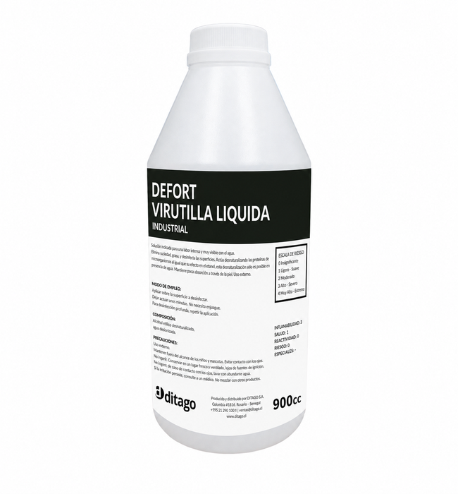 DEFORT VIRUTILLA LIQUIDA 900CC