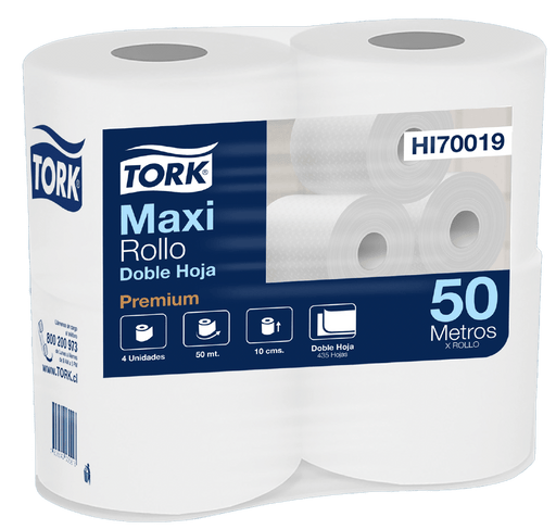 PAP HIG TORK D/H 50 MTS X 32 ROLL PREM (HI70019) - Ditago