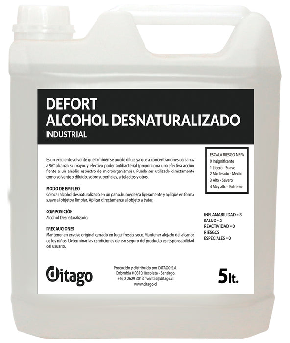 DF ALCOHOL DESNATURALIZADO 5L