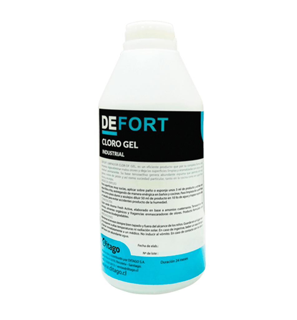 DEFORT CLORO GEL 1 LT