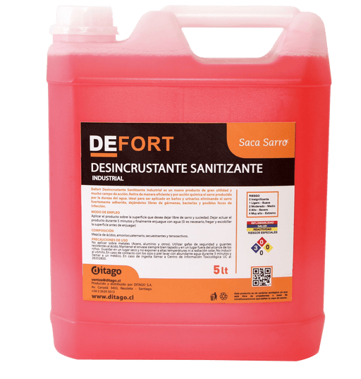 DEFORT DESINCRUSTANTE 5 LT - Ditago