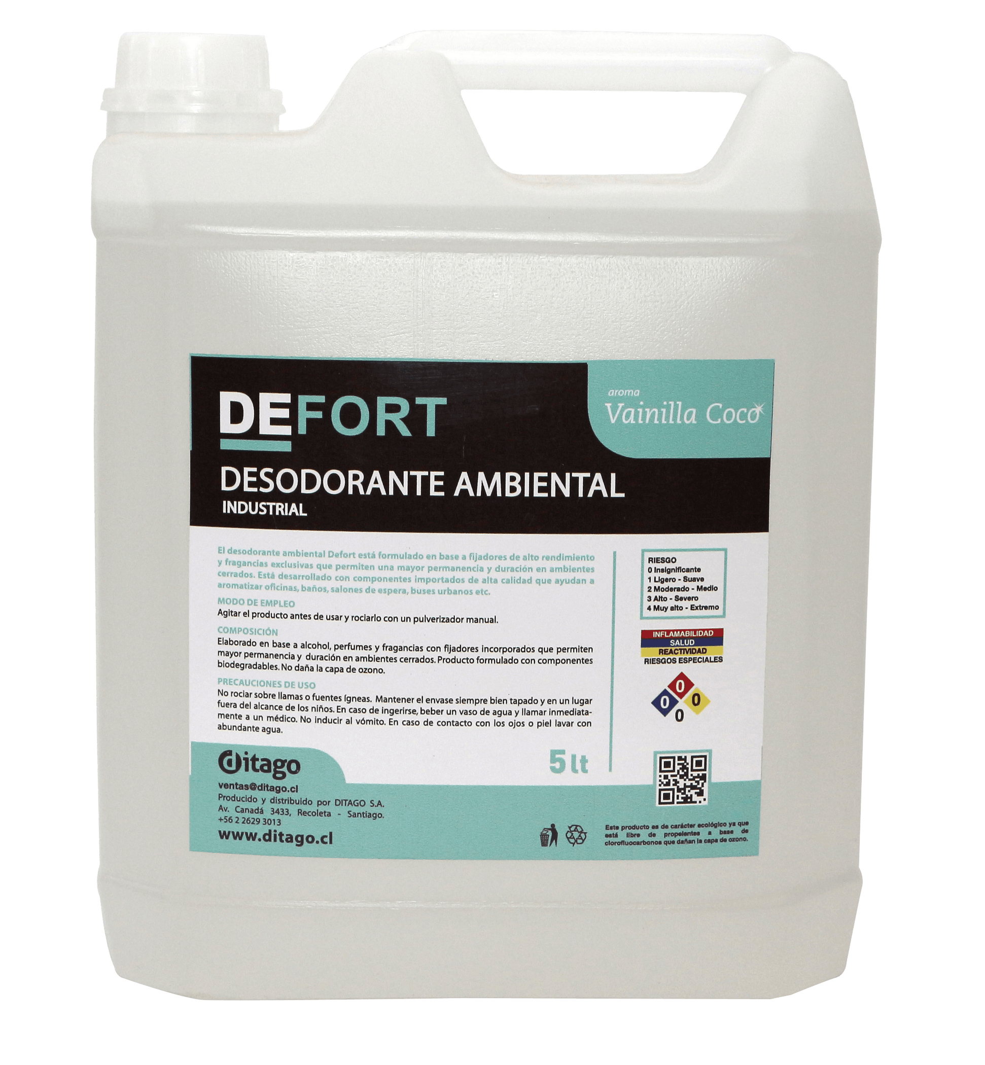 DEFORT DESODORANTE AMBIENTAL 5 LT — Ditago