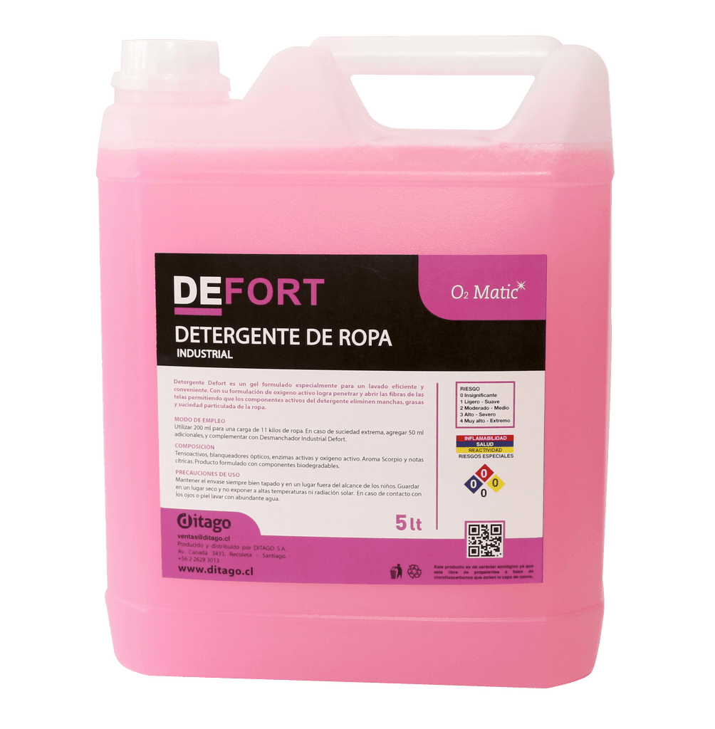 DEFORT DETERGENTE MATIC IND 5 LT
