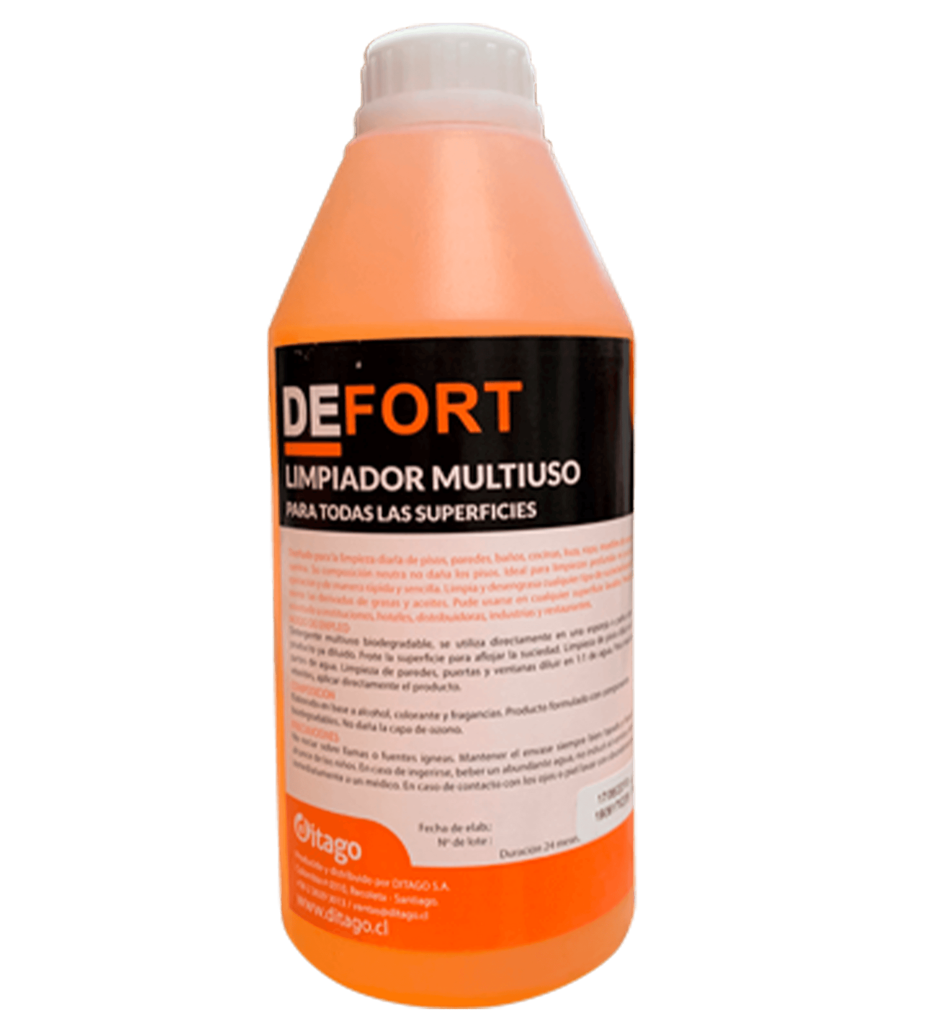 DEFORT LIMPIADOR MULTIUSO MULTISUPERFICIES 1 LT — Ditago