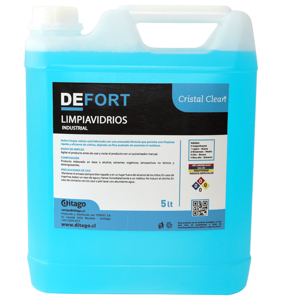 DEFORT LIMPIAVIDRIOS 5 LT