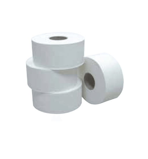 DEFORT PAPEL HIGIENICO HOJA SIMPLE 450 MTS X 4 ROLLOS JUMBO - Ditago