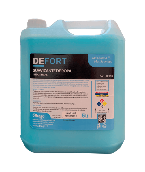 DEFORT SUAVIZANTE DE ROPA 5 LT - Ditago