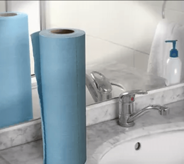 PAÑO FIBRA AZUL CAJA 2 ROLLOS X 1200 C/U