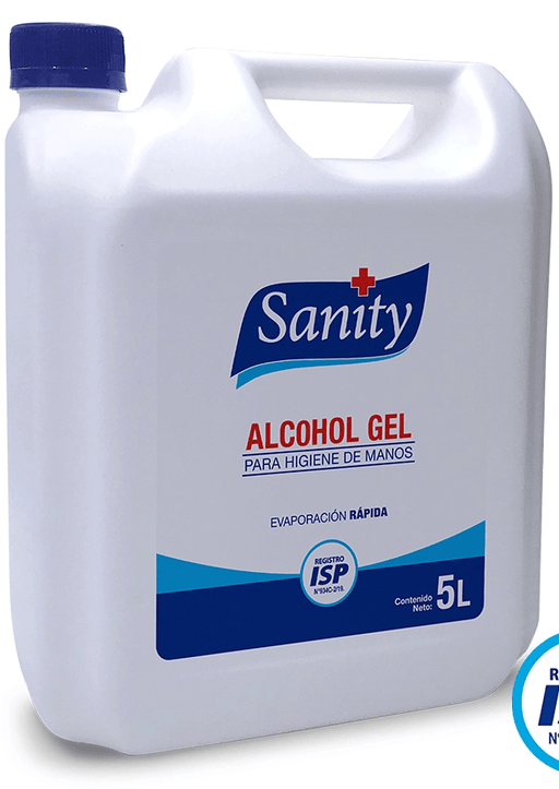 SANITY ALCOHOL GEL, 4 X 5 LT - Ditago